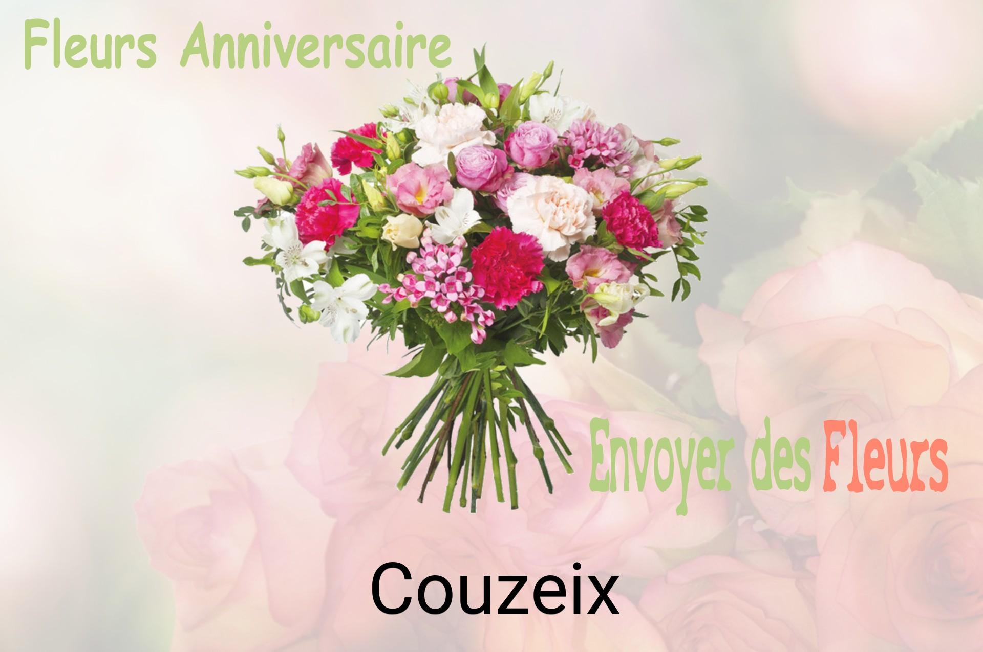 Bouquet de fleurs d’anniversaire livré à Couzeix